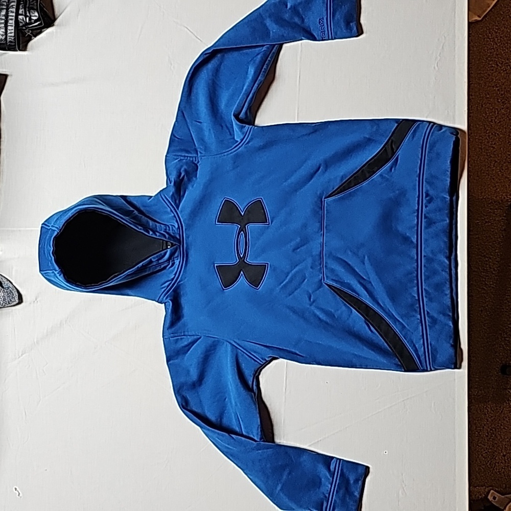 Under Armour blue/black Storm Hoodie Youth M